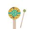 African Safari 7.5" Round Wooden Stir Sticks - Double Sided (Personalized)
