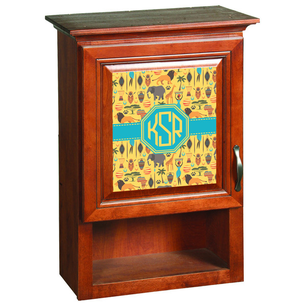 African Safari Wooden Cabinet Decal (Medium)