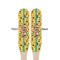 African Safari Wooden Food Pick - Paddle - Double Sided - Front & Back