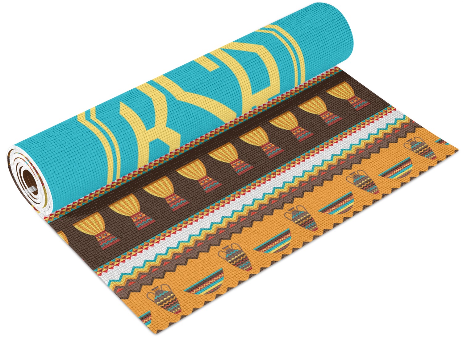 African Safari Yoga Mat Printable Front and Back (Personalized