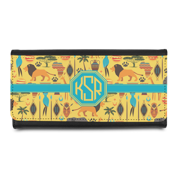 Custom African Safari Leatherette Ladies Wallet (Personalized)