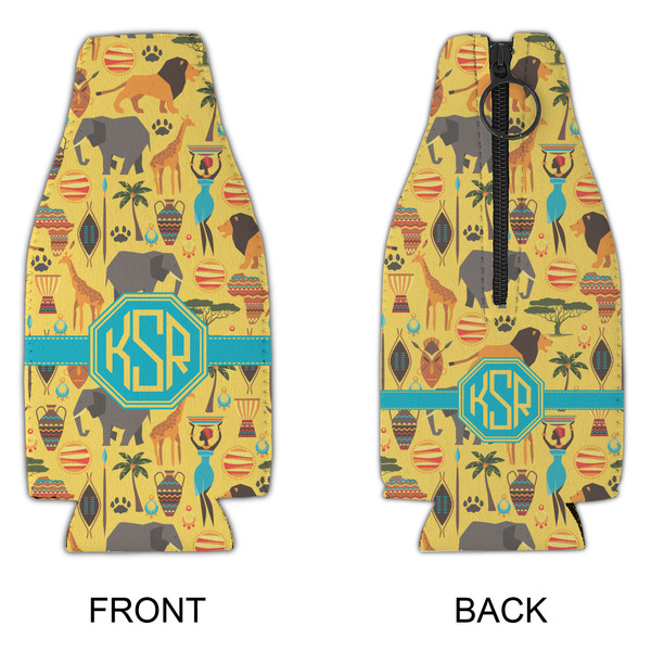African Safari Zipper Bottle Cooler - APPROVAL