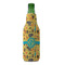 African Safari Zipper Bottle Cooler - FRONT (bottle)