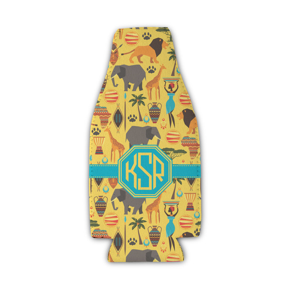Custom African Safari Zipper Bottle Cooler (Personalized)