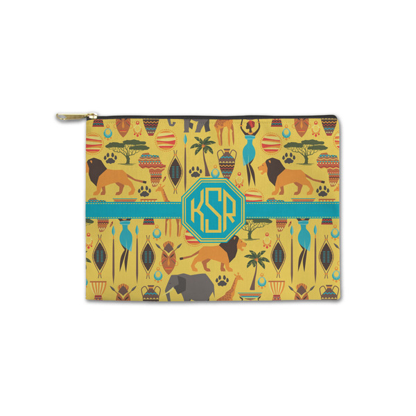 Custom African Safari Zipper Pouch - Small - 8.5"x6" (Personalized)