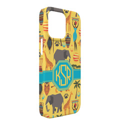 African Safari iPhone Case - Plastic - iPhone 13 Pro Max (Personalized)