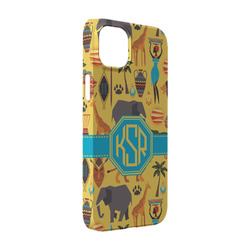 African Safari iPhone Case - Plastic - iPhone 14 (Personalized)