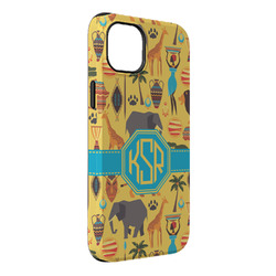 African Safari iPhone Case - Rubber Lined - iPhone 14 Plus (Personalized)