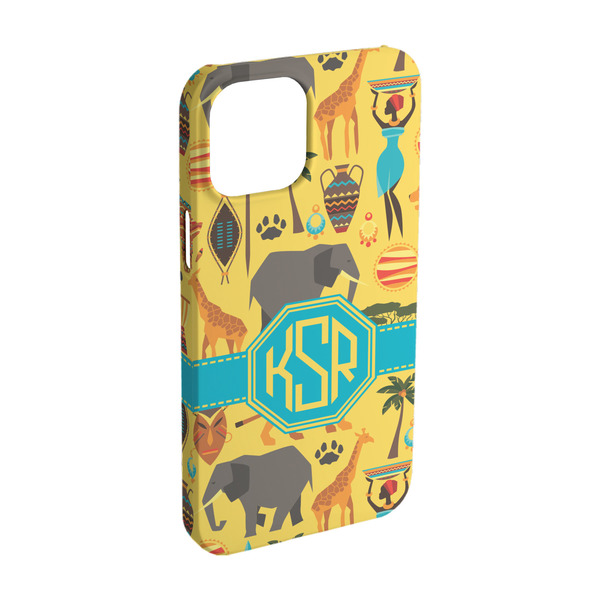 Custom African Safari iPhone Case - Plastic - iPhone 15 (Personalized)