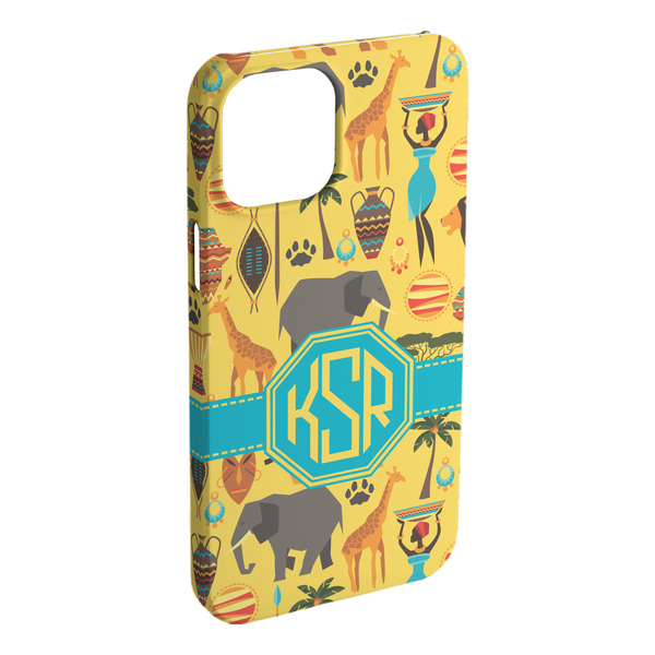 Custom African Safari iPhone Case - Plastic (Personalized)