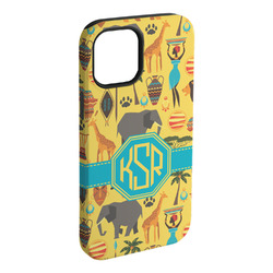African Safari iPhone Case - Rubber Lined (Personalized)