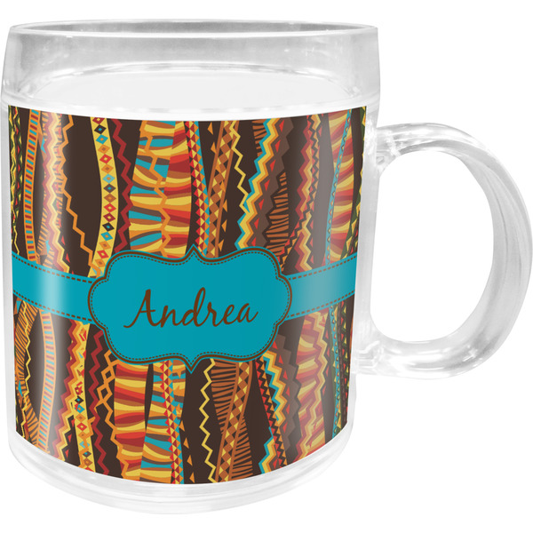 Custom Tribal Ribbons Acrylic Kids Mug (Personalized)