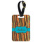 African Ribbons Aluminum Luggage Tag (Personalized)