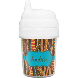 Tribal Ribbons Baby Sippy Cup (Personalized)