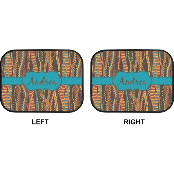 African Ribbons Car Floor Mats (Back Seat) (Approval)
