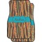 Tribal Ribbons Car Floor Mats (Front Seat) (Personalized)