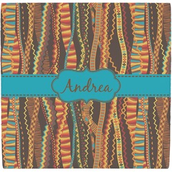 Tribal Ribbons Ceramic Tile Hot Pad (Personalized)