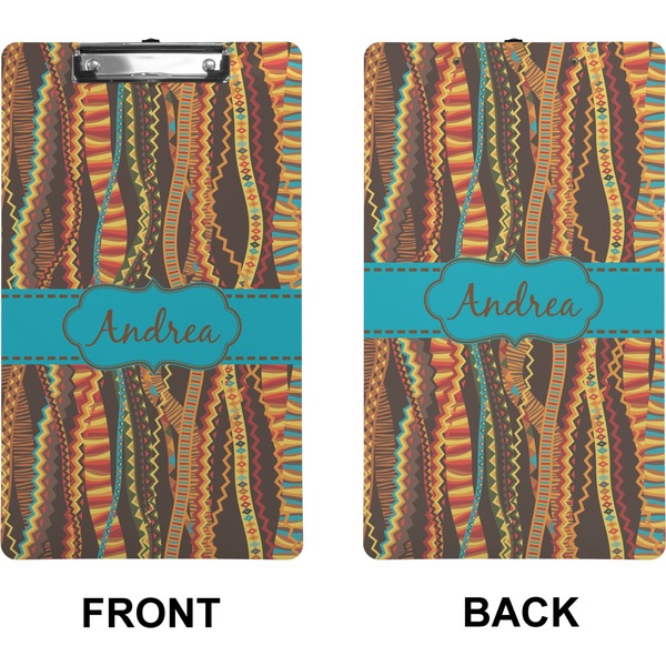 African Ribbons Clipboard (Legal) (Front + Back)