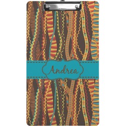 Tribal Ribbons Clipboard (Legal Size) (Personalized)
