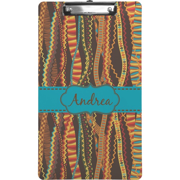 Custom Tribal Ribbons Clipboard (Legal Size) (Personalized)