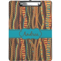 Tribal Ribbons Clipboard (Personalized)