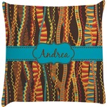Tribal Ribbons Decorative Pillow Case (Personalized)