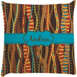 Tribal Ribbons Decorative Pillow Case (Personalized)