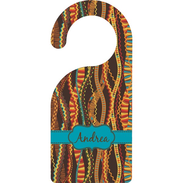 Custom Tribal Ribbons Door Hanger (Personalized)