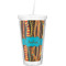 Tribal Ribbons Double Wall Tumbler with Straw (Personalized)