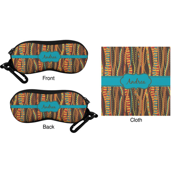 African Ribbons Eyeglass Case & Cloth (Approval)