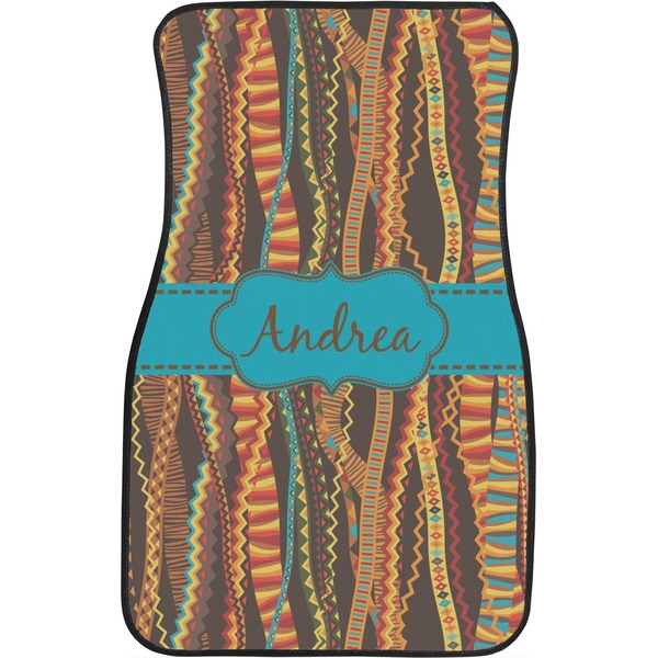 African Ribbons Front Seat Car Mat