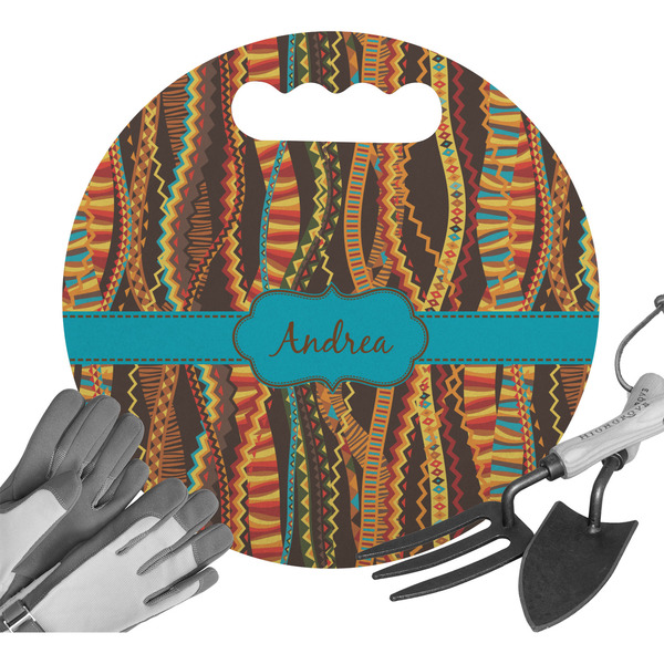 Custom Tribal Ribbons Gardening Knee Cushion (Personalized)