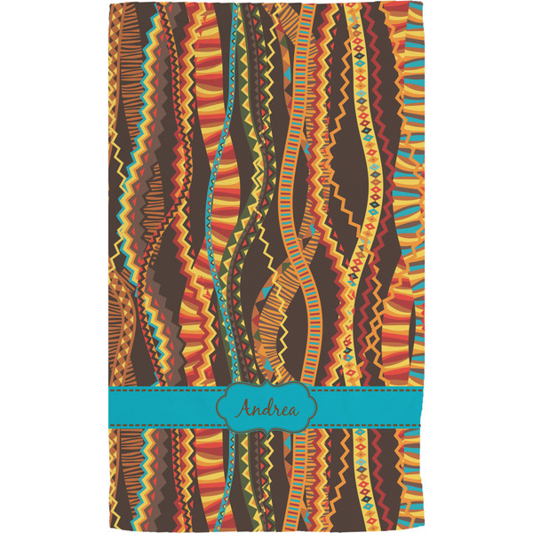 African Ribbons Hand Towel (Personalized) Full