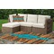 African Ribbons Outdoor Mat & Cushions
