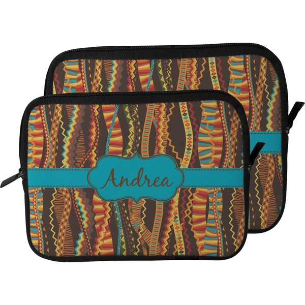 African Ribbons Laptop Sleeve (Size Comparison)