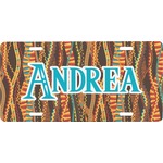 Tribal Ribbons Front License Plate (Personalized)