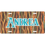 Tribal Ribbons Front License Plate (Personalized)