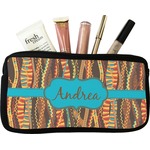 Tribal Ribbons Makeup / Cosmetic Bag - Small (Personalized)