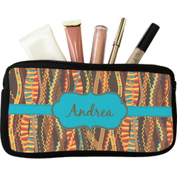Tribal Ribbons Makeup / Cosmetic Bag (Personalized)
