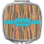 Tribal Ribbons Compact Makeup Mirror (Personalized)