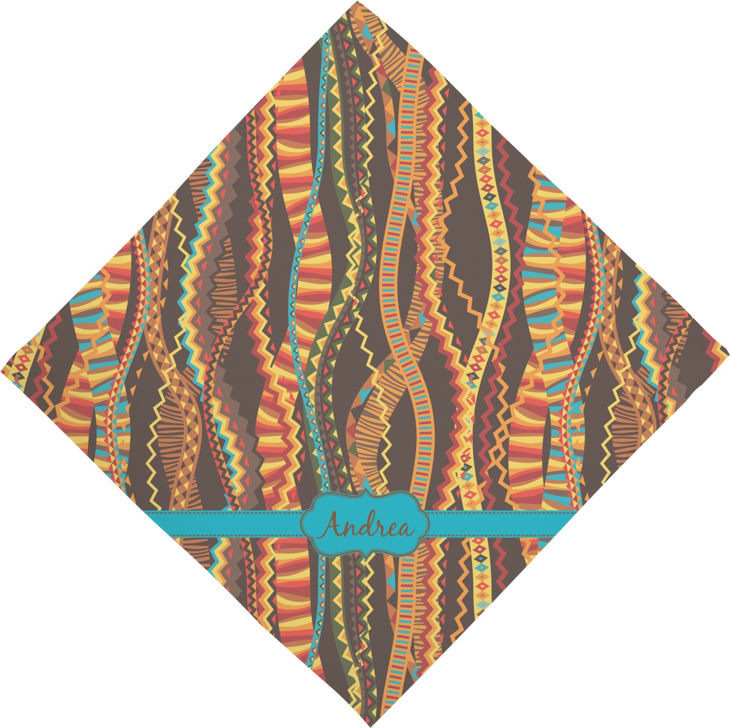 Tribal Ribbons Cloth Napkins (Set of 4) (Personalized) YouCustomizeIt