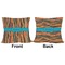 African Ribbons Outdoor Pillow - 18x18