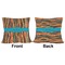 African Ribbons Outdoor Pillow - 20x20