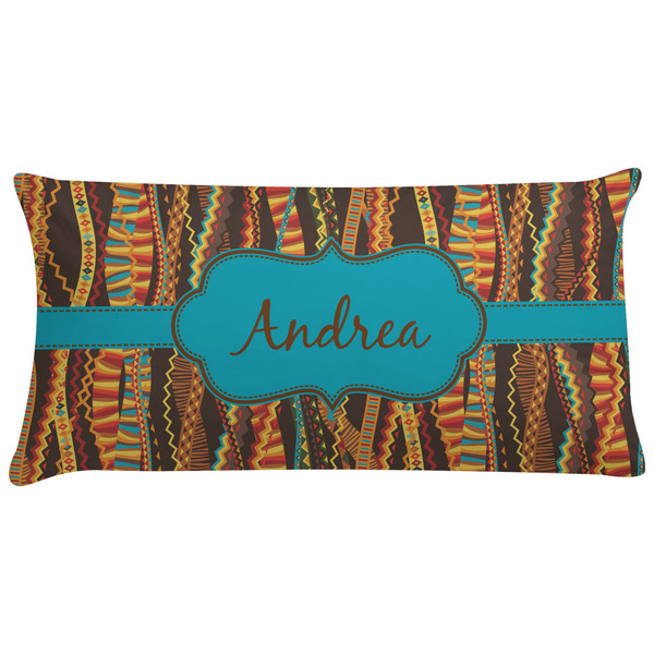 Custom Tribal Ribbons Pillow Case - King (Personalized)