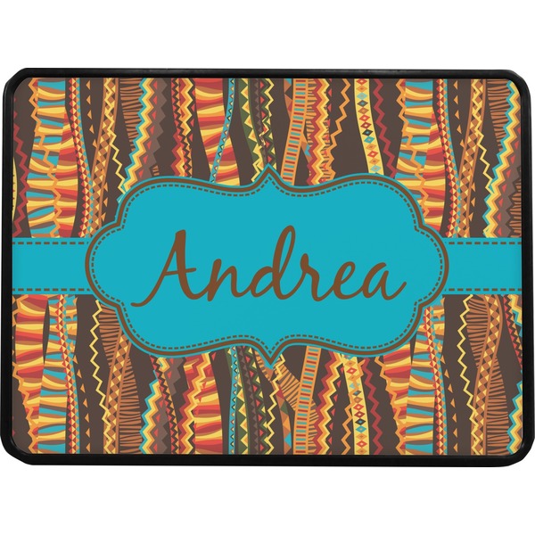 African Ribbons Rectangular Car Hitch Cover w/ FRP Insert (Select Size)