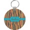 African Ribbons Round Keychain (Personalized)