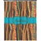African Ribbons Shower Curtain 70x90
