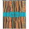 Tribal Ribbons Extra Long Shower Curtain - 70"x84" (Personalized)