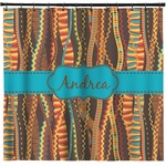 Tribal Ribbons Shower Curtain (Personalized)