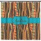 African Ribbons Shower Curtain (Personalized)